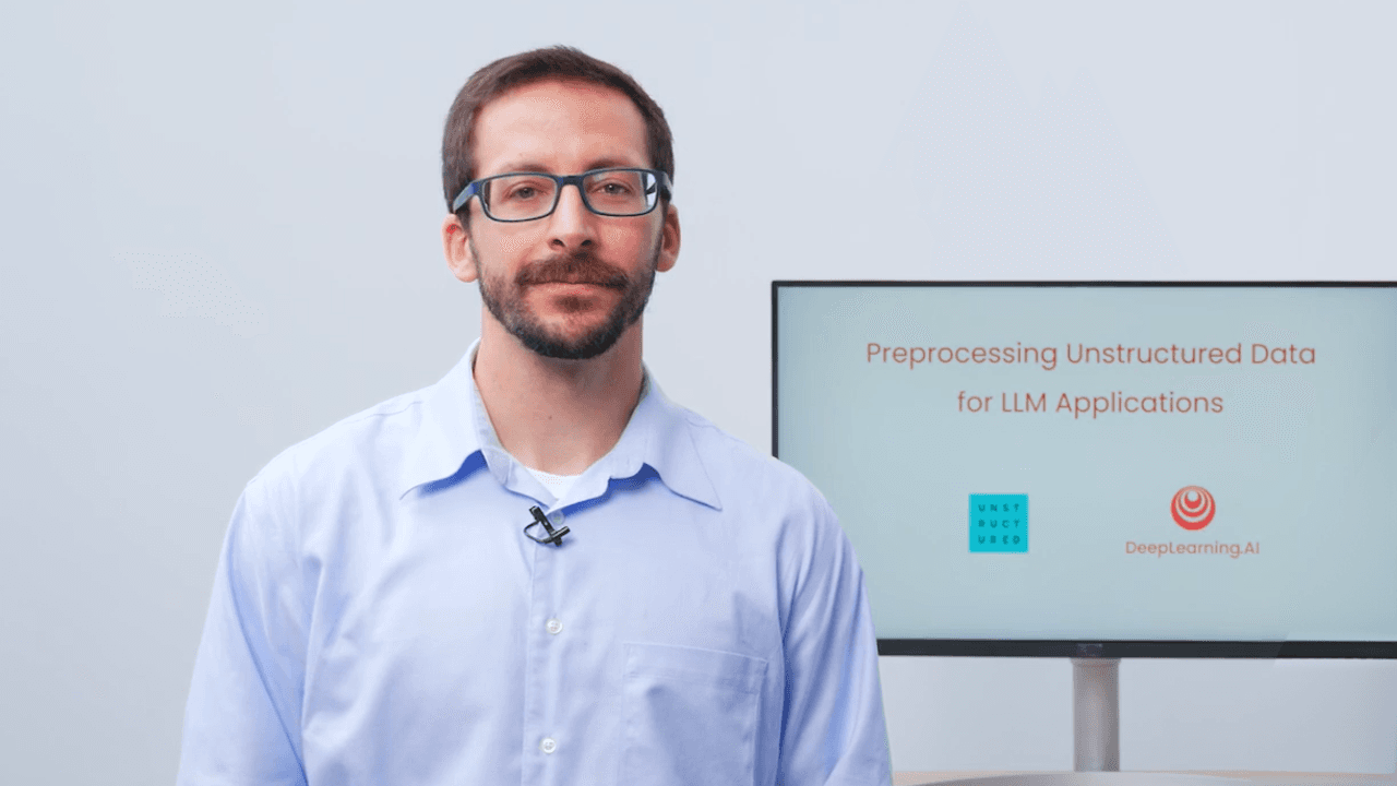 Preprocessing Unstructured Data for LLM Applications